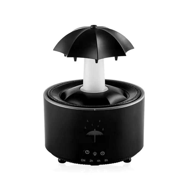 Creative Umbrella Water Drop Air Humidifier with Colorful Light Raindrop Aroma Essential Oil Diffuser Aromatherapy Humidifier Cool Brand Designs