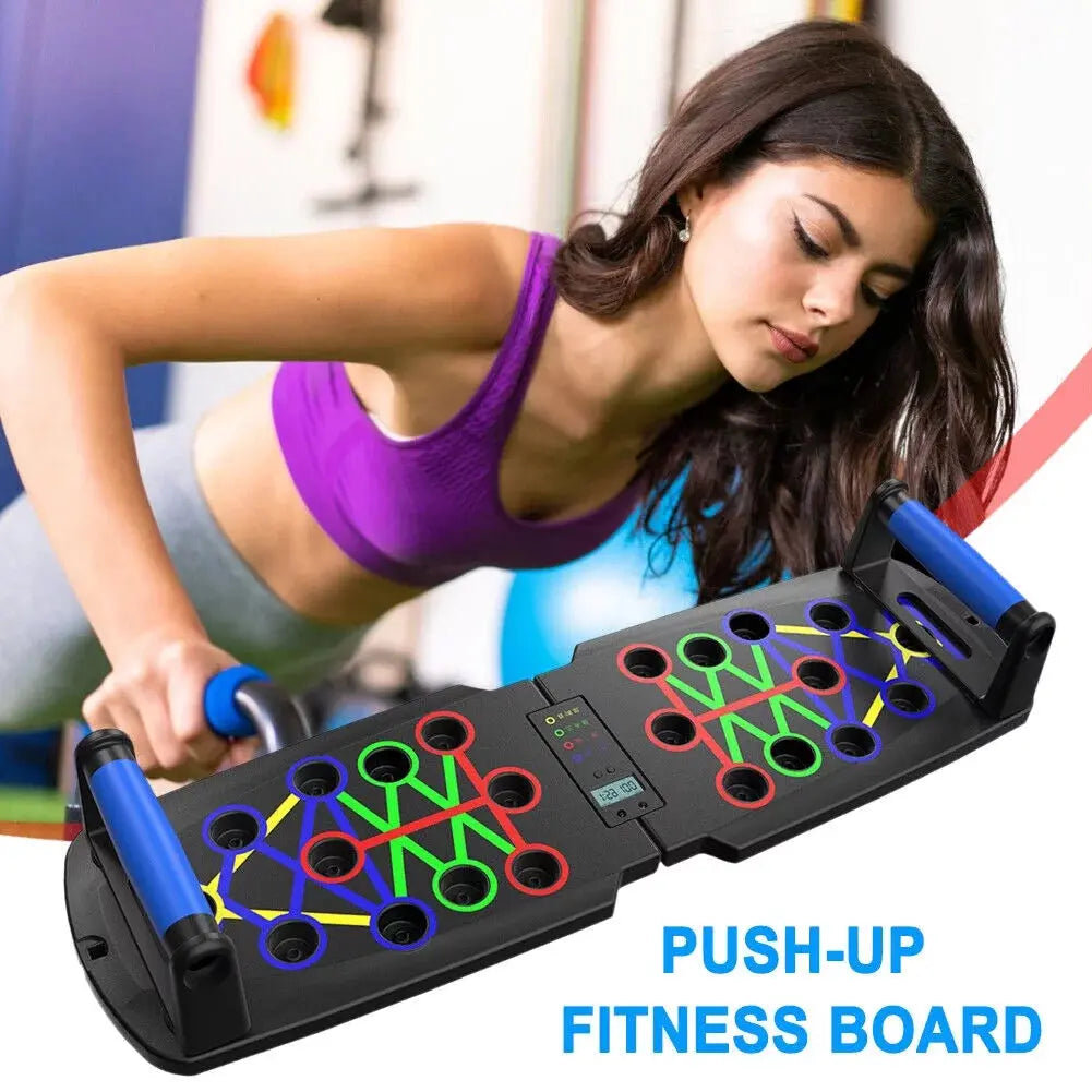 Elevate Your Workout with the Push Up Board - Automatic Counting, Portable 10-in-1 Multi-Function Strength Training Equipment