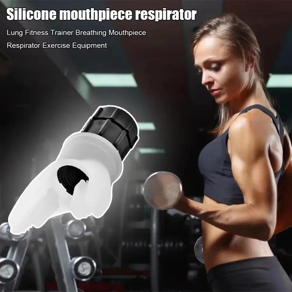 Lung Face Mouthpiece Respirator Breathing Exercise Device Respiratory Muscle Trainer Breathing Trainer Easy to Clean Cool Brand Designs