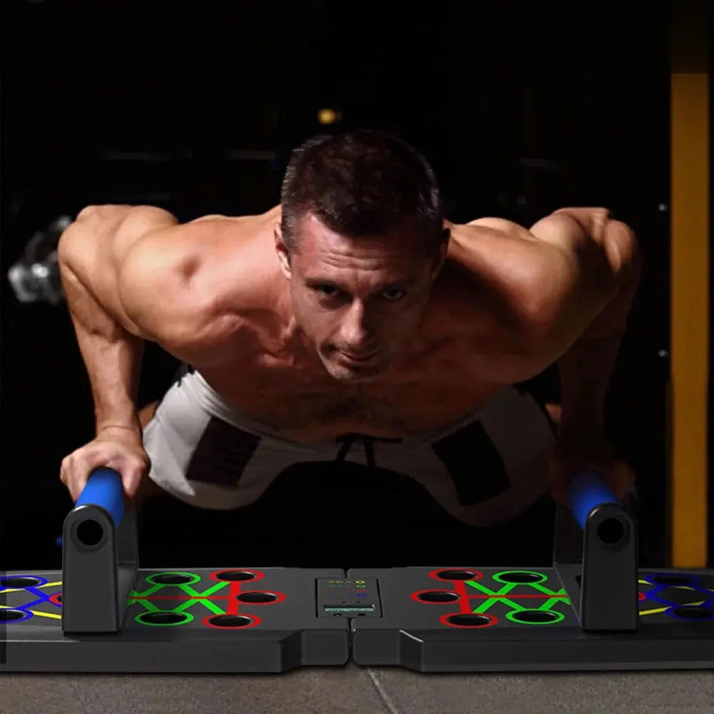 Elevate Your Workout with the Push Up Board - Automatic Counting, Portable 10-in-1 Multi-Function Strength Training Equipment