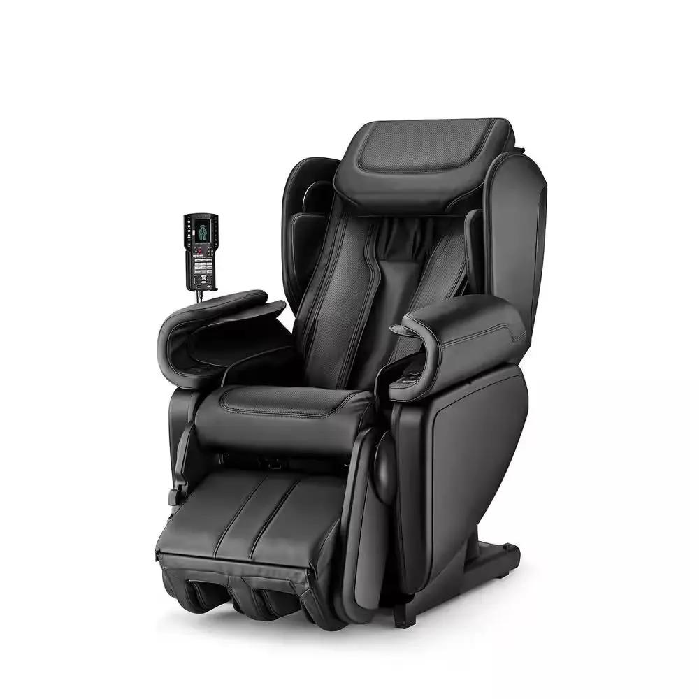 Kagra Black Synthetic Leather Super Stretch 4D Massage Chair Cool Brand Designs