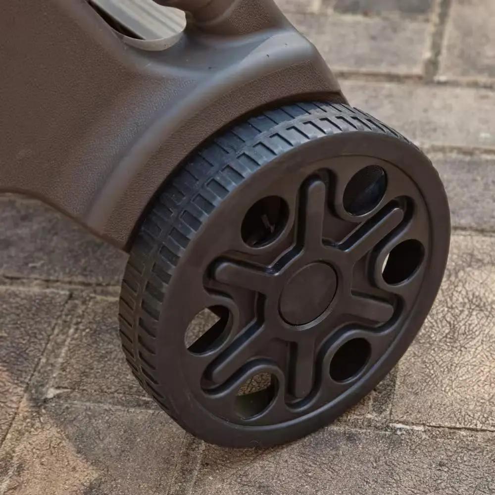 225 Ft. Bronze Resin 2 Wheel Hose Cart Garden Hose Reel Cool Brand Designs