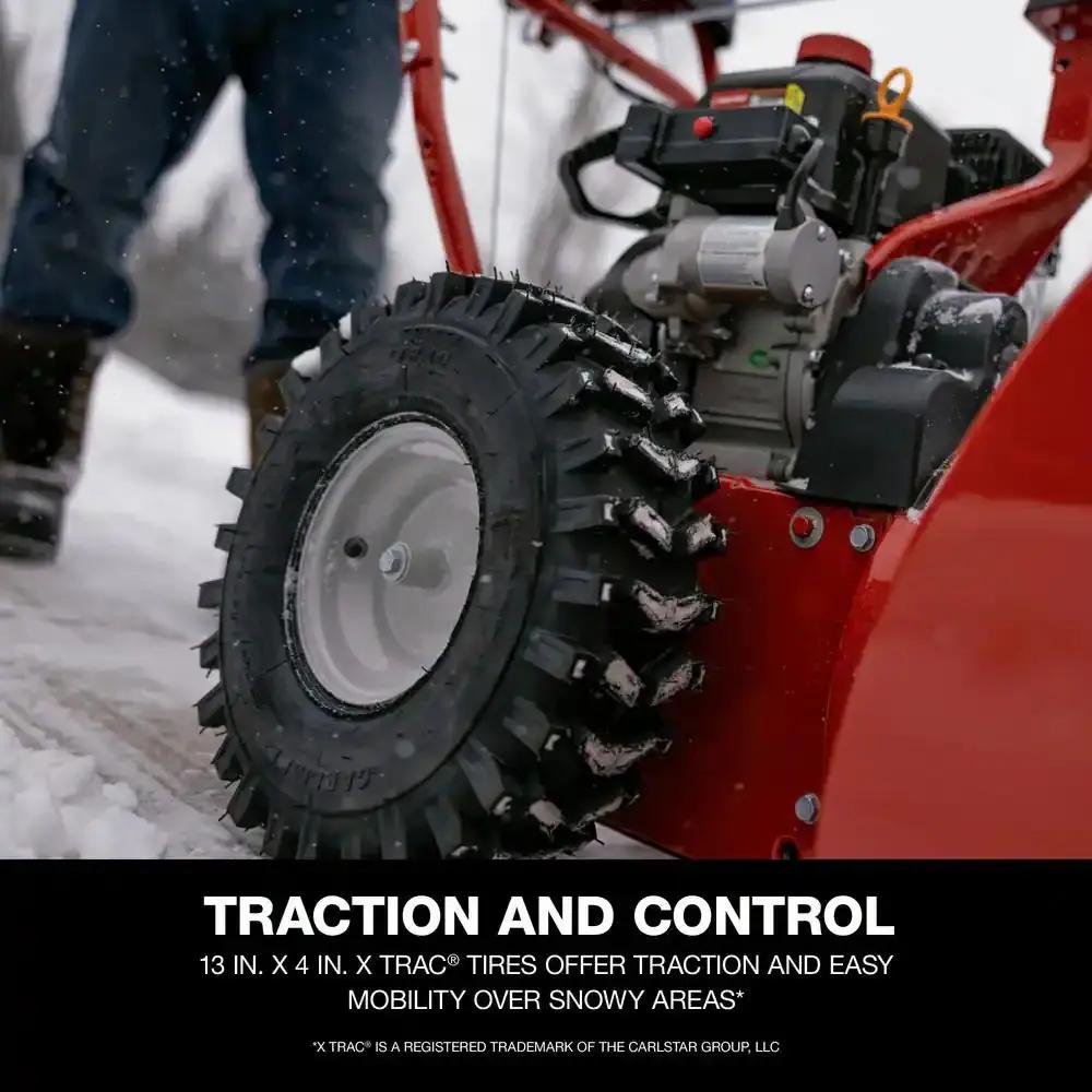 Storm 24 In. 208 Cc Two- Stage Gas Snow Blower with Electric Start Self Propelled Cool Brand Designs