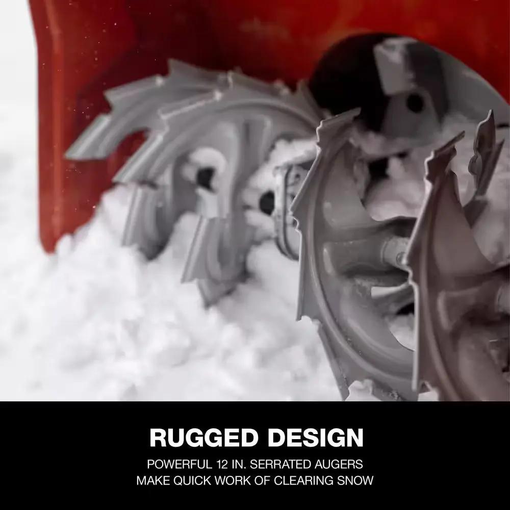 Storm 24 In. 208 Cc Two- Stage Gas Snow Blower with Electric Start Self Propelled Cool Brand Designs