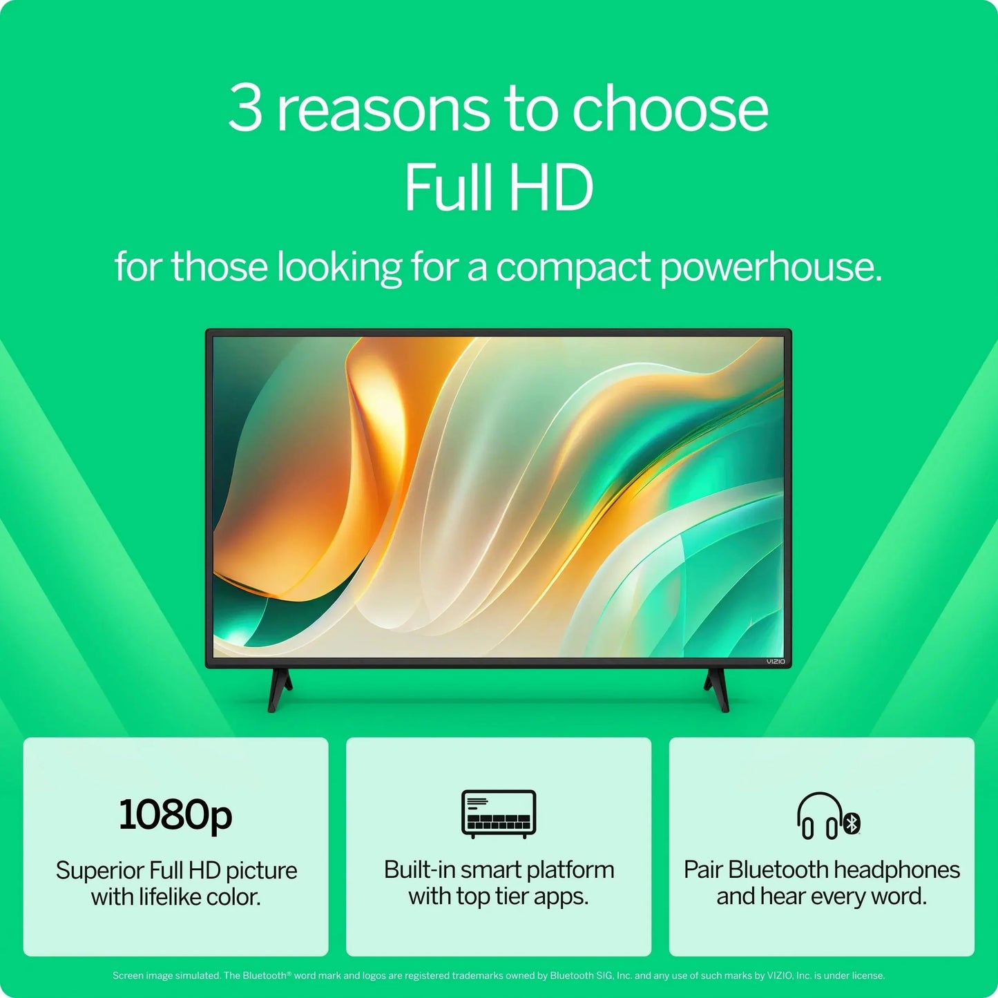 40" Class Full HD 1080P LED Smart TV (VFD40M-08) Cool Brand Designs