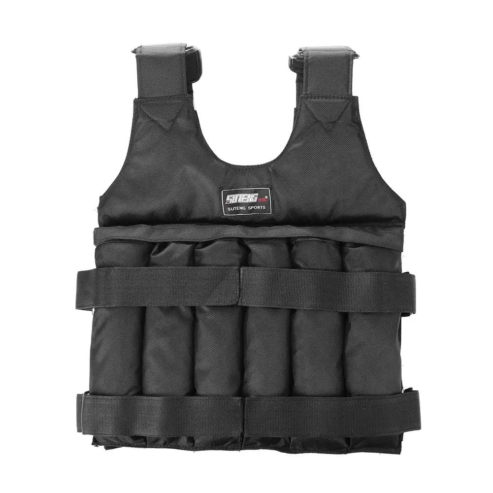 3/15/20/35/50Kg Loading Weight Vest Jacket Sand Clothing for Running Training Fitness Equipment Adjustable Waistcoat Jackets Cool Brand Designs