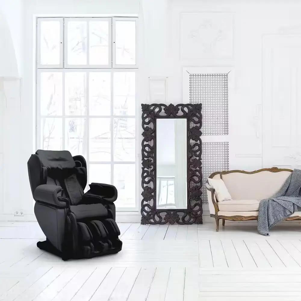 Kagra Black Synthetic Leather Super Stretch 4D Massage Chair Cool Brand Designs