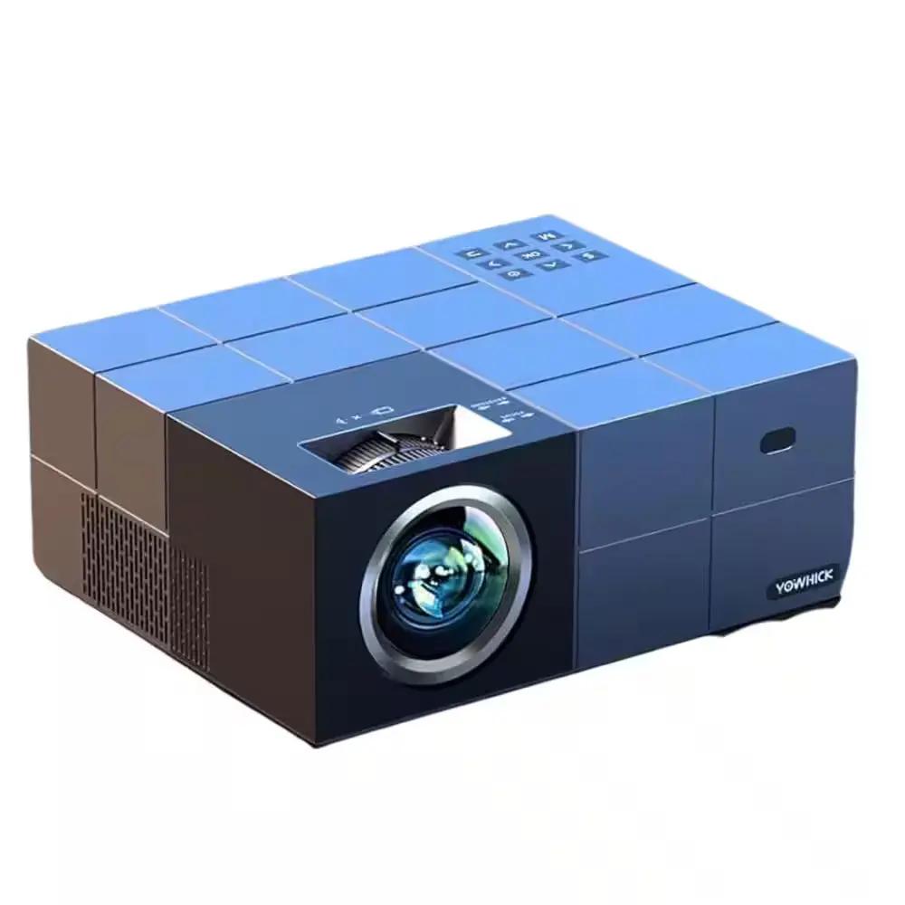 1920 X 1080 Full HD Wi-Fi Bluetooth Portable Projector with 22000 Lumens & Compatible W/Hdmi, USB, PC, TV, Android & Ios Cool Brand Designs