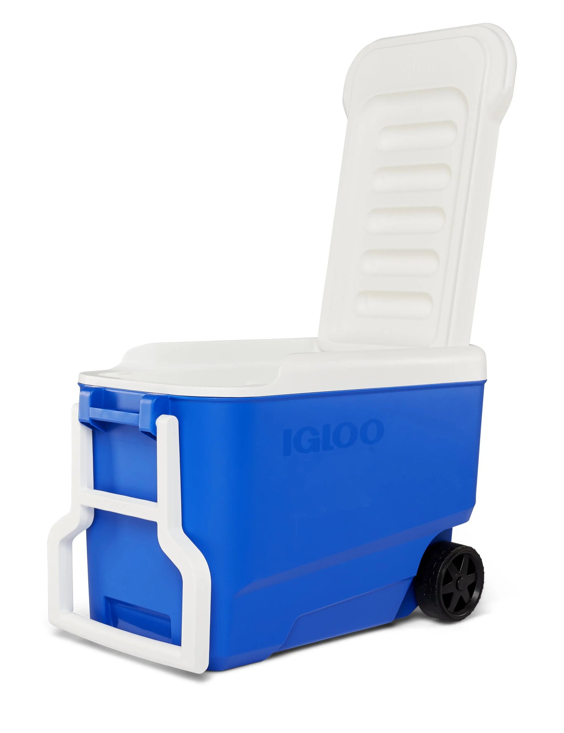 38 QT Wheelie Cool Hard Sided Cooler with Wheels, Blue Cool Brand Designs
