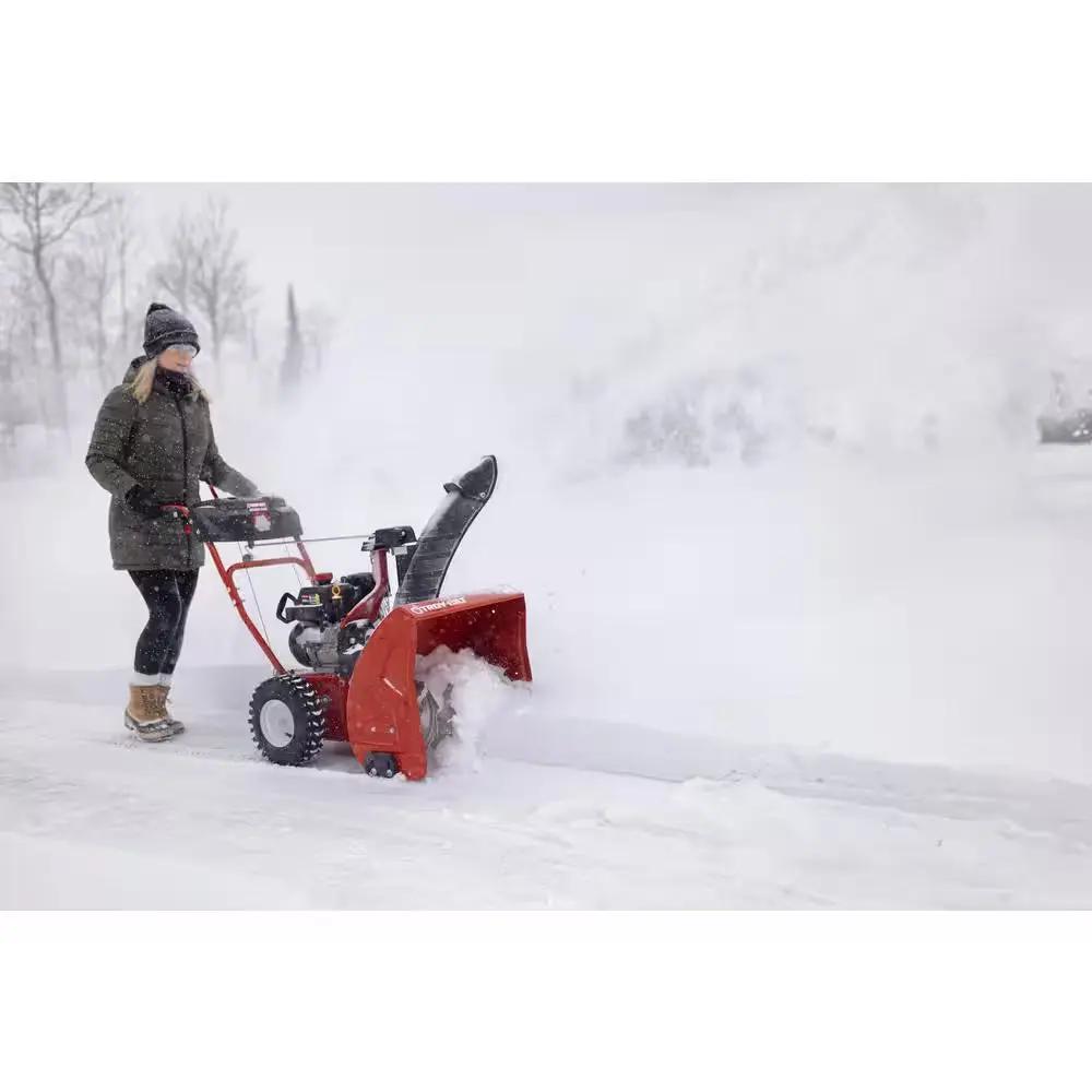 Storm 24 In. 208 Cc Two- Stage Gas Snow Blower with Electric Start Self Propelled Cool Brand Designs