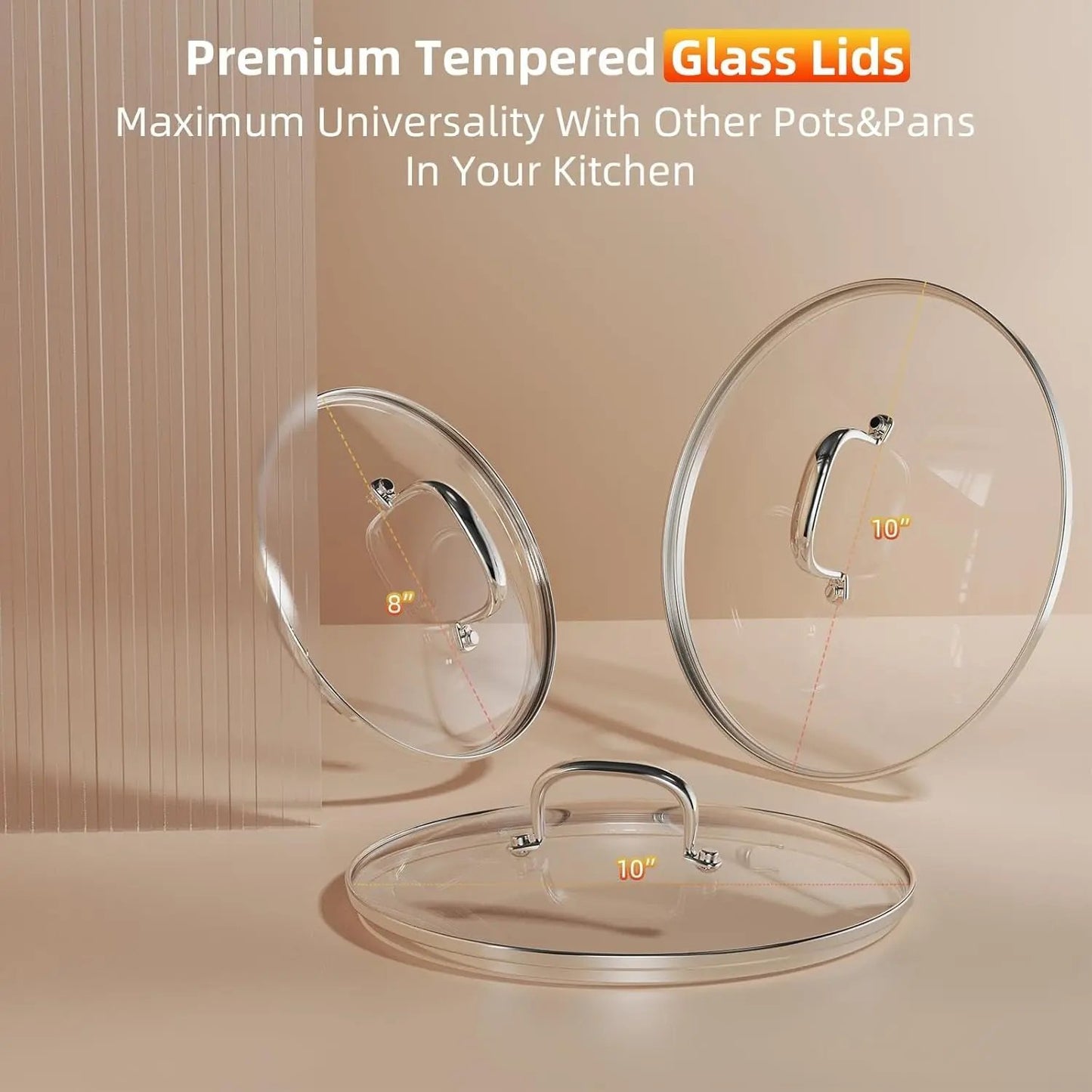 Deluxe  14PC Healthy Pots and Pan with 9H Anti-Scratch Coating, 2-Layer Non-Stick Ceramic&Pfas Free, Sensitively&Evenly Induction Cooking, Enhanced Flavor with Infrared Cookware, Dishwasher Safe Cool Brand Designs