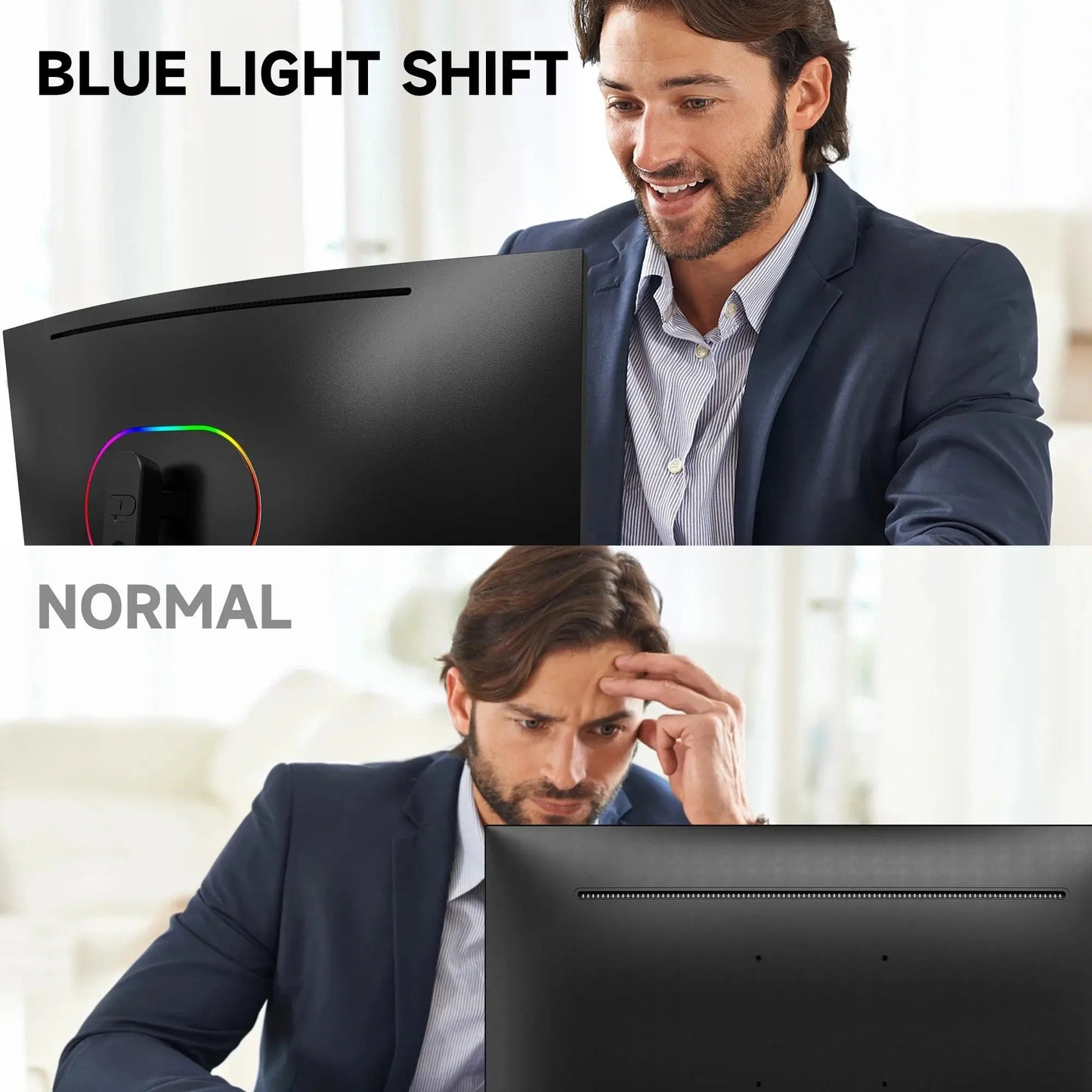 27" QHD2K Curved Gaming Monitor,165Hz/144Hz Computer Monitor,1Ms, Hdr,Built-In Speakers,2560X1440 for Office Cool Brand Designs