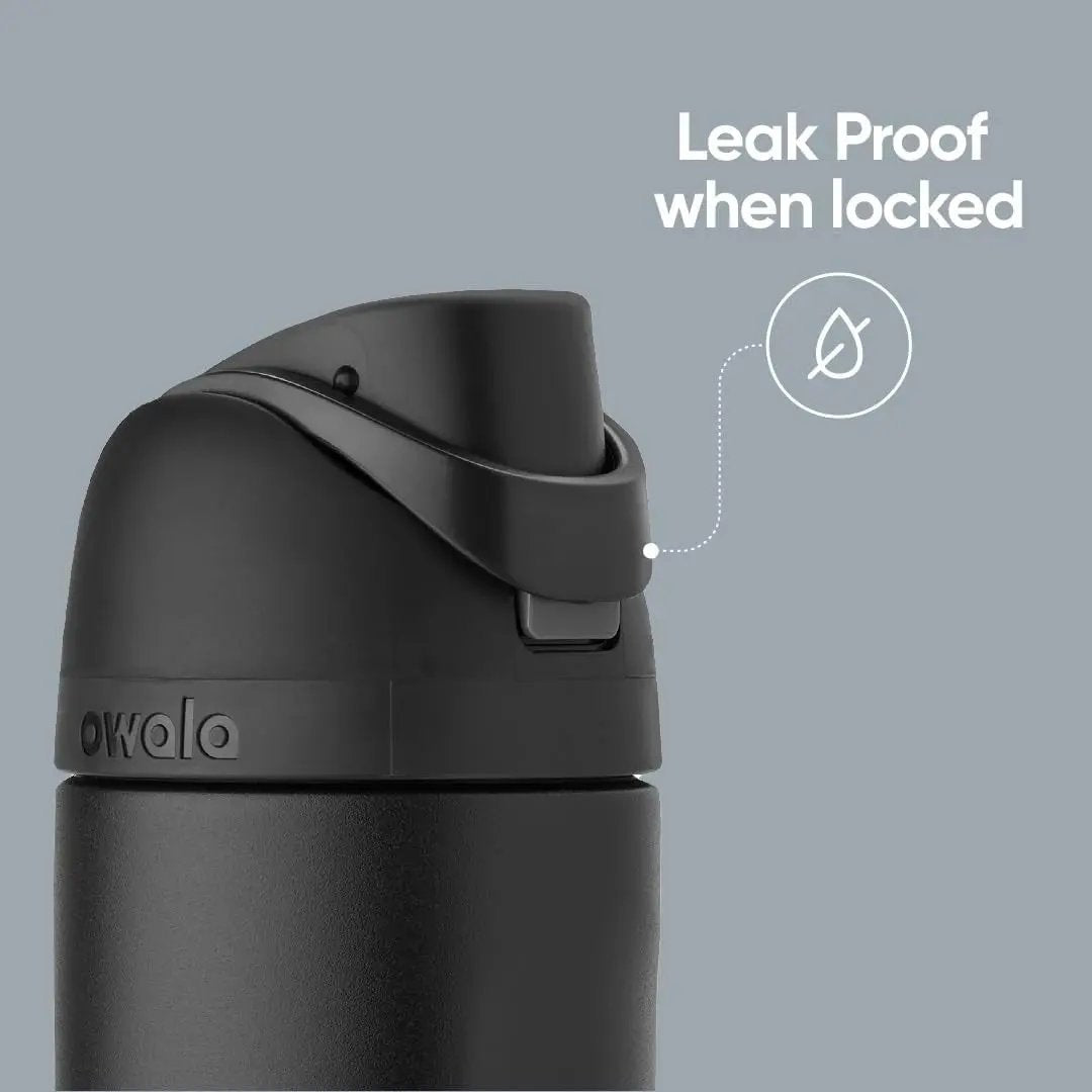 Freesip Insulated Stainless Steel Water Bottle with Straw, Bpa-Free Sports Water Bottle, Great for Travel, 24 Oz, Denim Cool Brand Designs