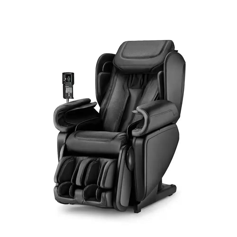 Kagra Black Synthetic Leather Super Stretch 4D Massage Chair Cool Brand Designs