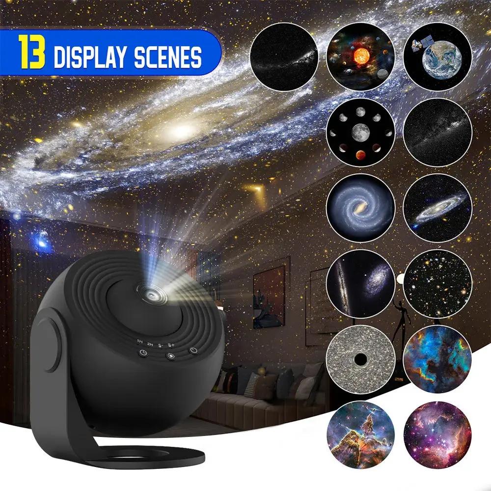 13 in 1 Star Projector, Planetarium Galaxy Projector for Bedroom, Aurora Projector, Night Light Projector for Kids Adults Cool Brand Designs