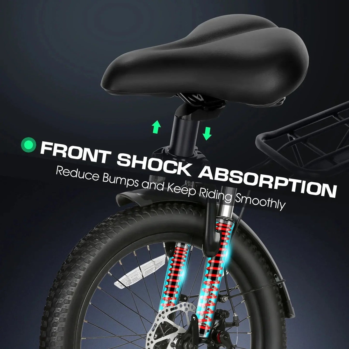 Adult Folding Electric Bike 20" Cool Brand Designs