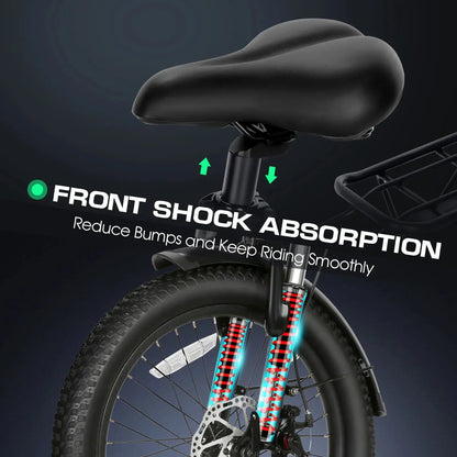 Adult Folding Electric Bike 20" Cool Brand Designs