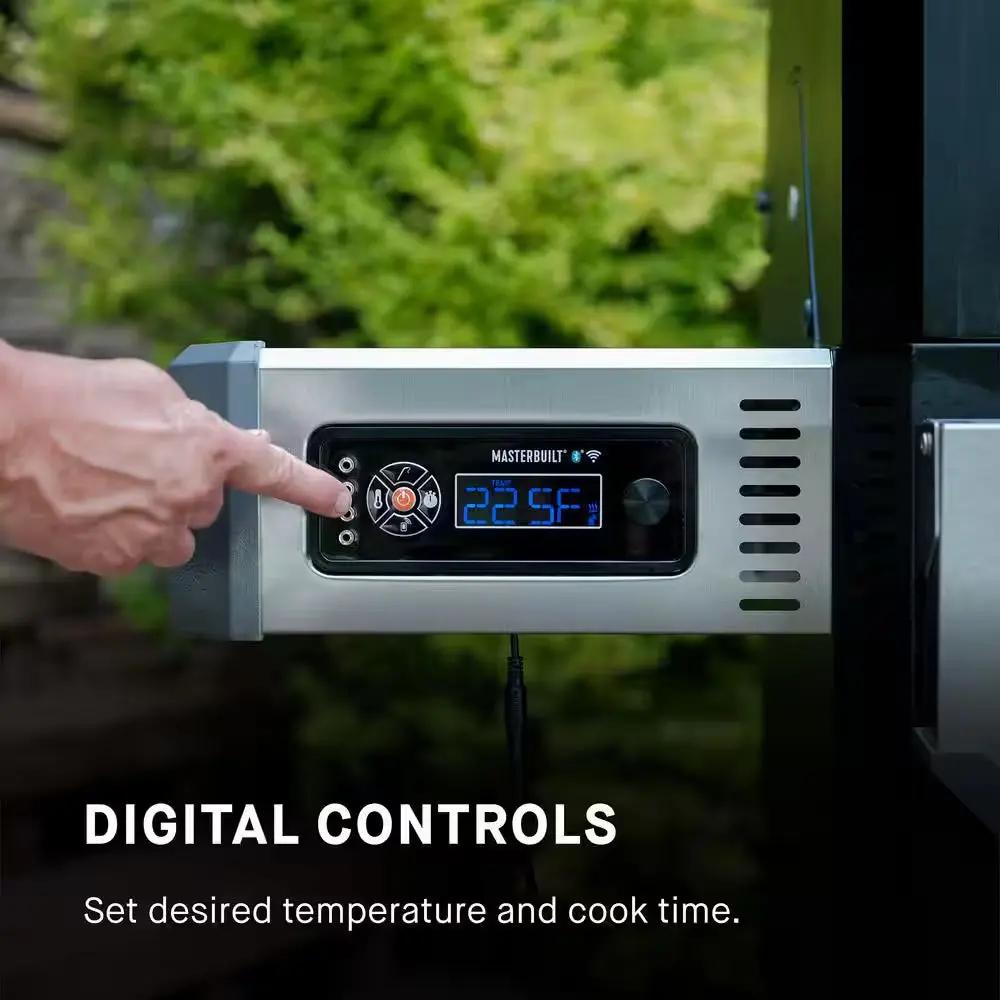 Gravity Series 800 Digital Wifi Charcoal Grill, Griddle and Smoker in Black Cool Brand Designs