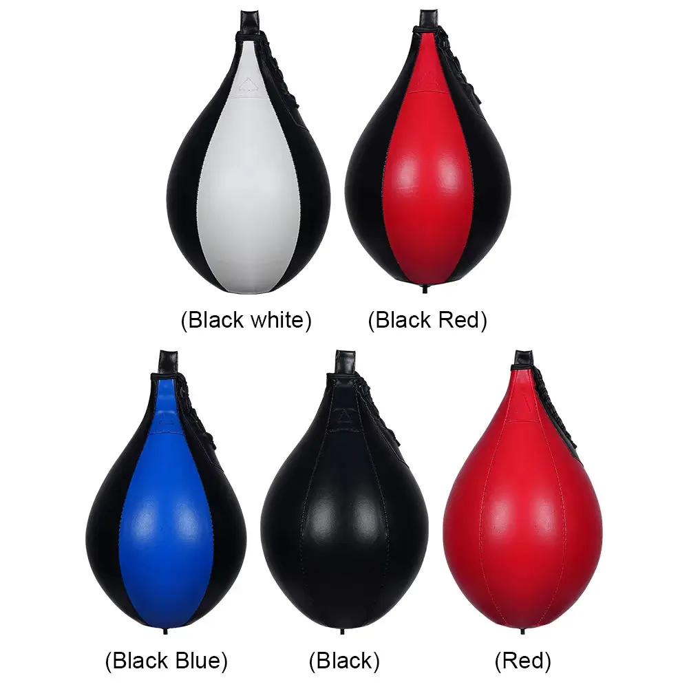 Boxing Speed Ball Hanging Punching Bag PU Leather Boxing Reflex Ball Stress Relief Boxing Striking Bag Boxing Equipment Cool Brand Designs