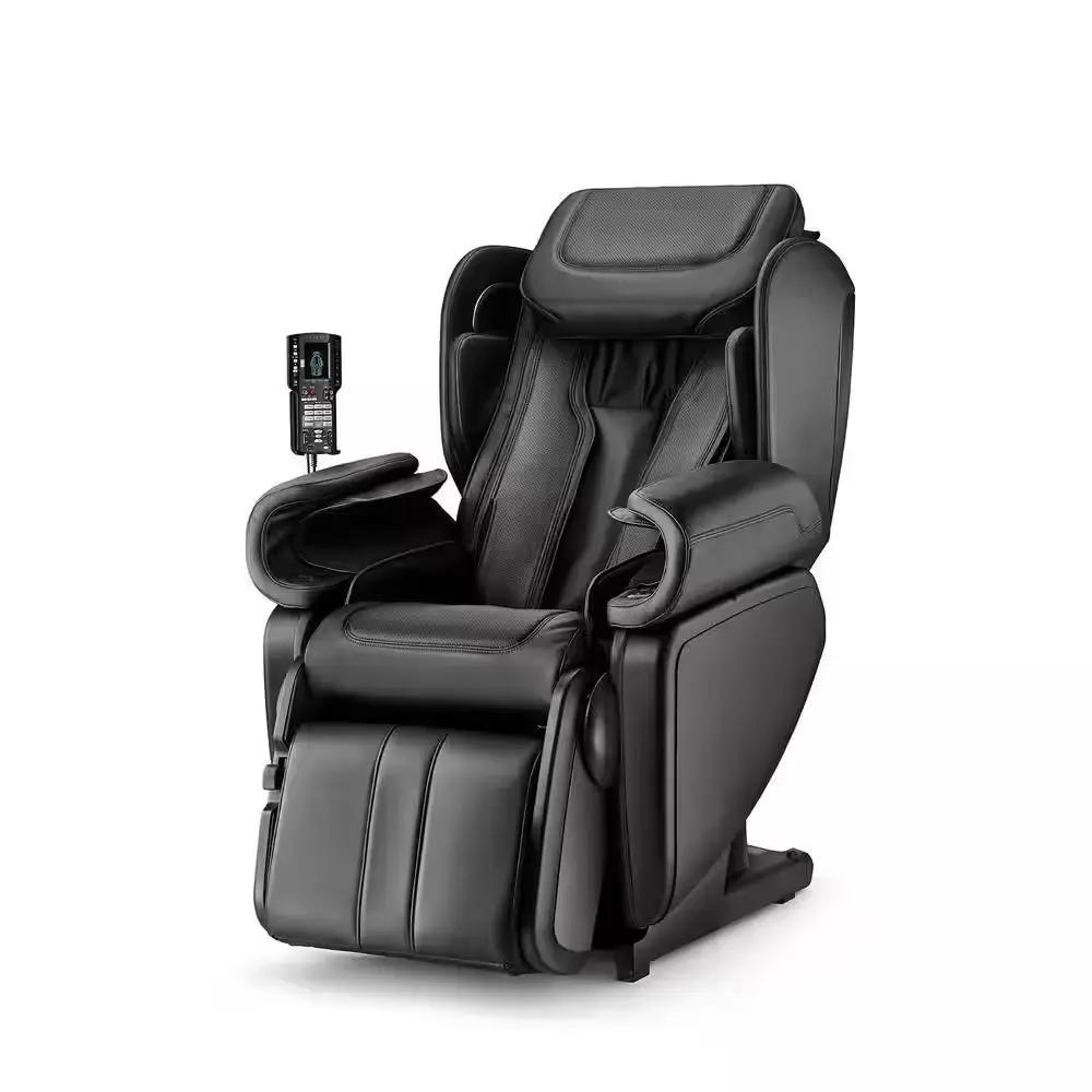 Kagra Black Synthetic Leather Super Stretch 4D Massage Chair Cool Brand Designs