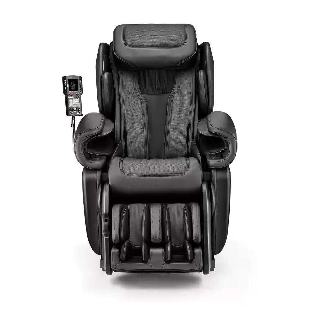 Kagra Black Synthetic Leather Super Stretch 4D Massage Chair Cool Brand Designs