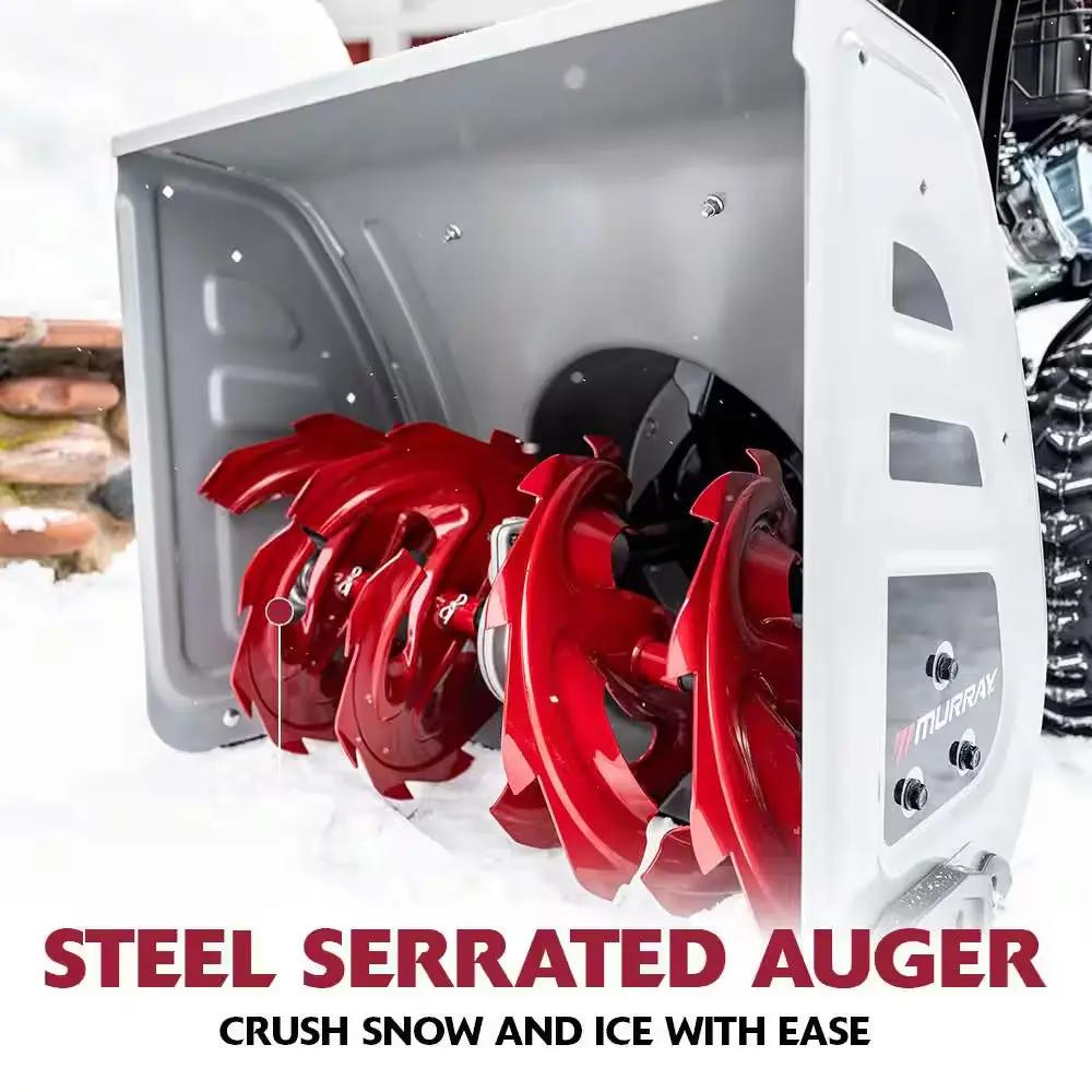 24 In. 208Cc Self-Propelled 2-Stage Gas Snow Blower with Electric Start Cool Brand Designs