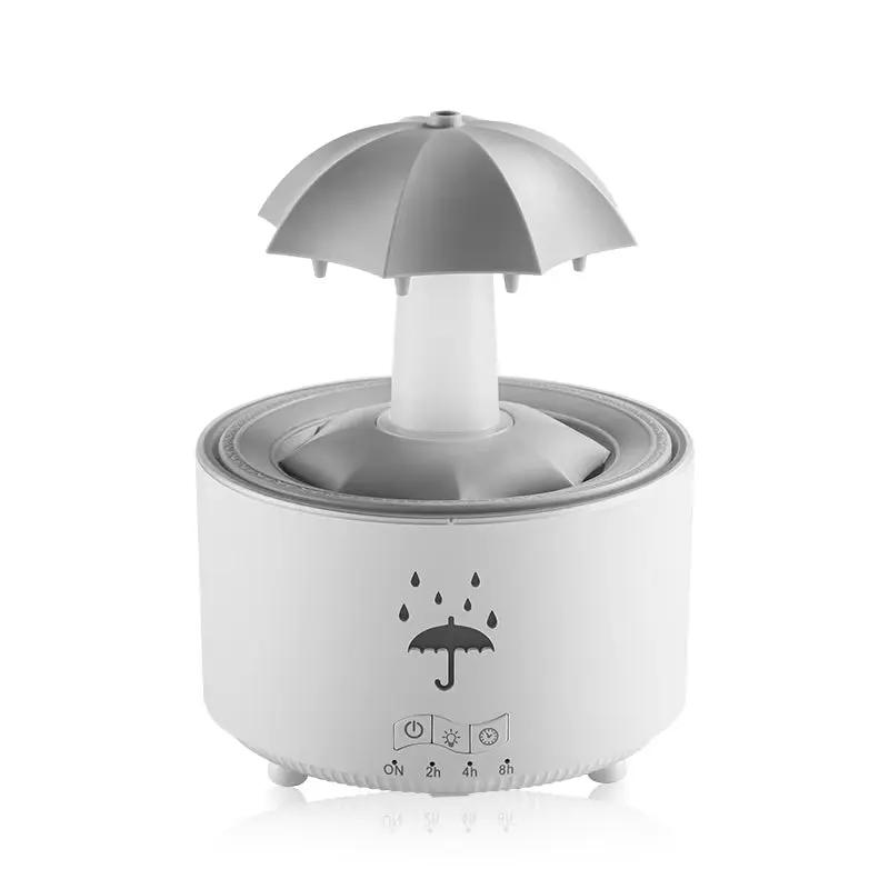 Creative Umbrella Water Drop Air Humidifier with Colorful Light Raindrop Aroma Essential Oil Diffuser Aromatherapy Humidifier Cool Brand Designs
