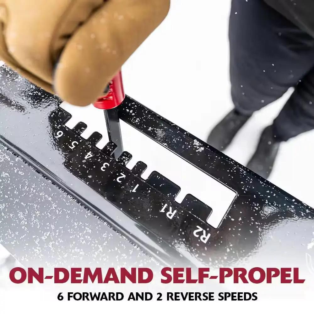 24 In. 208Cc Self-Propelled 2-Stage Gas Snow Blower with Electric Start Cool Brand Designs