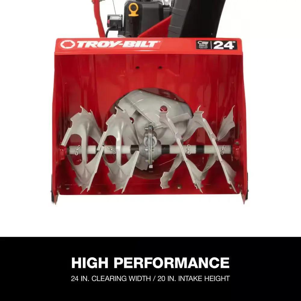 Storm 24 In. 208 Cc Two- Stage Gas Snow Blower with Electric Start Self Propelled Cool Brand Designs