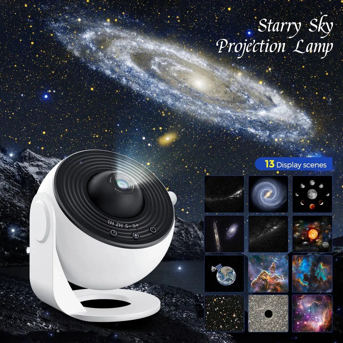 13 in 1 Star Projector, Planetarium Galaxy Projector for Bedroom, Aurora Projector, Night Light Projector for Kids Adults Cool Brand Designs