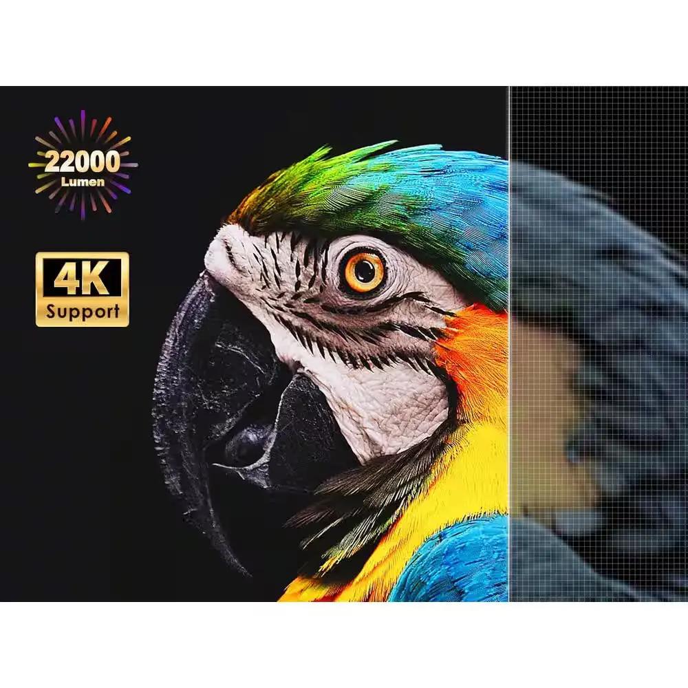 1920 X 1080 Full HD Wi-Fi Bluetooth Portable Projector with 22000 Lumens & Compatible W/Hdmi, USB, PC, TV, Android & Ios Cool Brand Designs