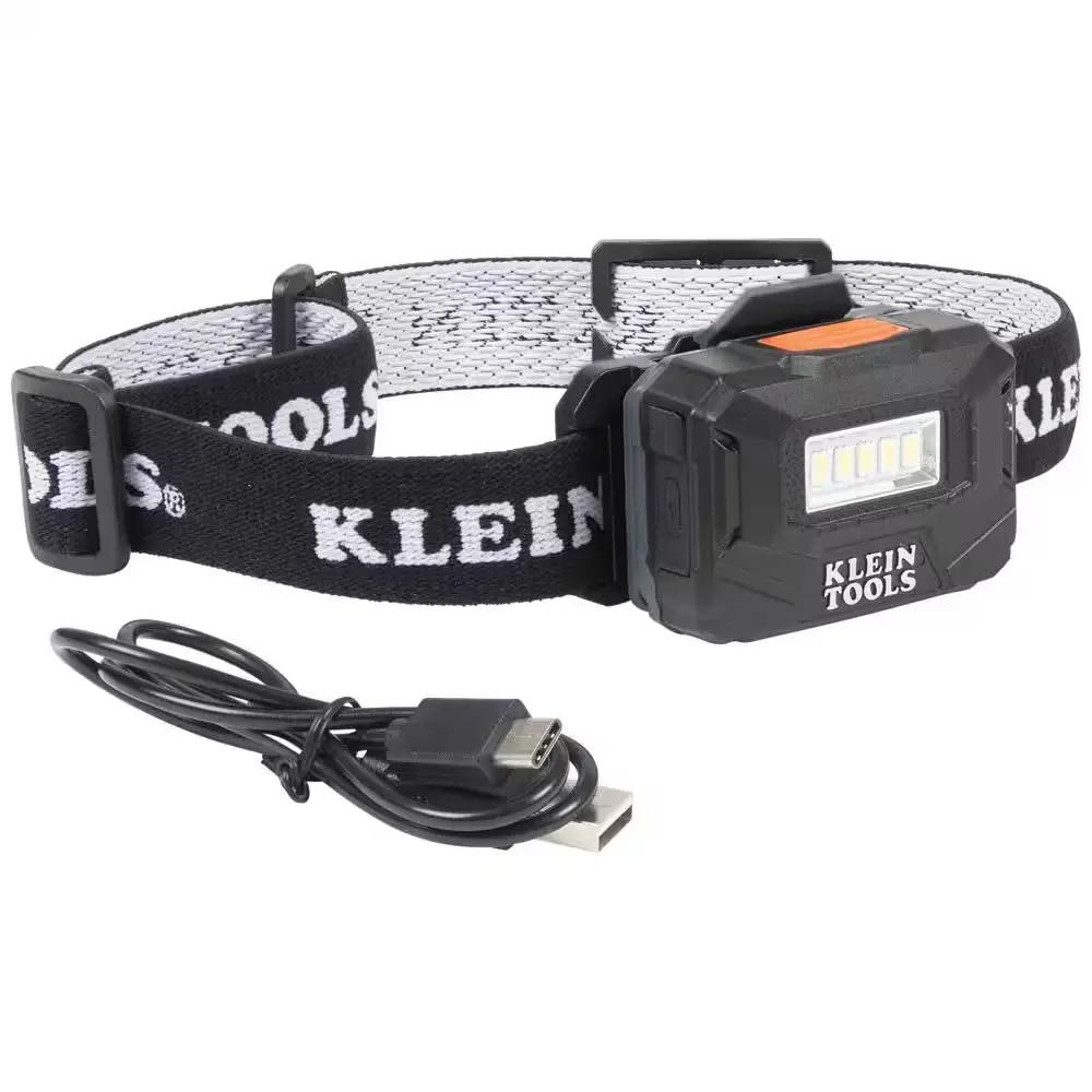 Rechargeable Light Array LED Headlamp with Adjustable Fabric Strap, 260 Lumens, 2 Modes Cool Brand Designs