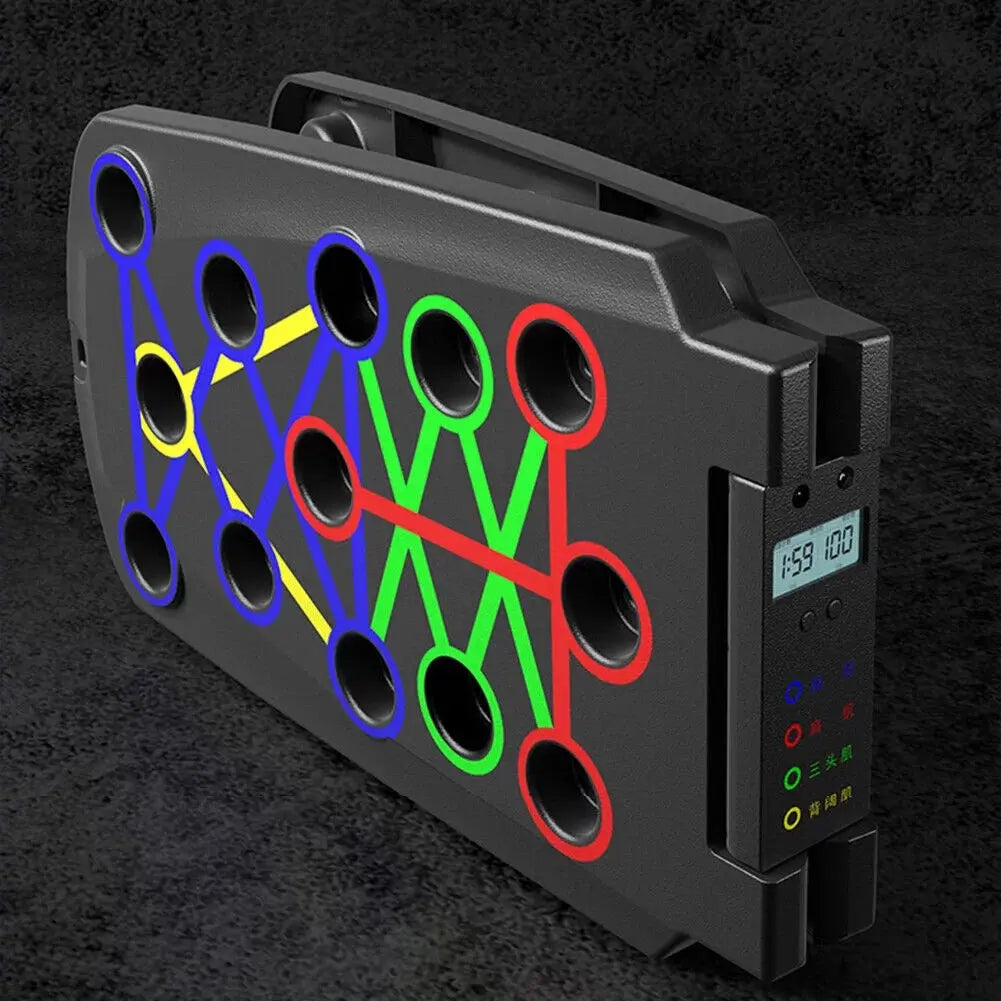 Elevate Your Workout with the Push Up Board - Automatic Counting, Portable 10-in-1 Multi-Function Strength Training Equipment