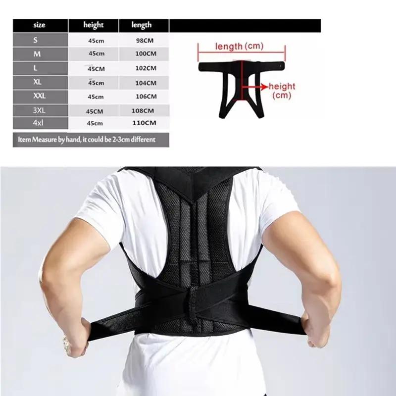 Adjustable Posture Corrector Back Support Shoulder Back Brace Posture Correction Spine Posture Corrector Postural Fixer Tape Cool Brand Designs