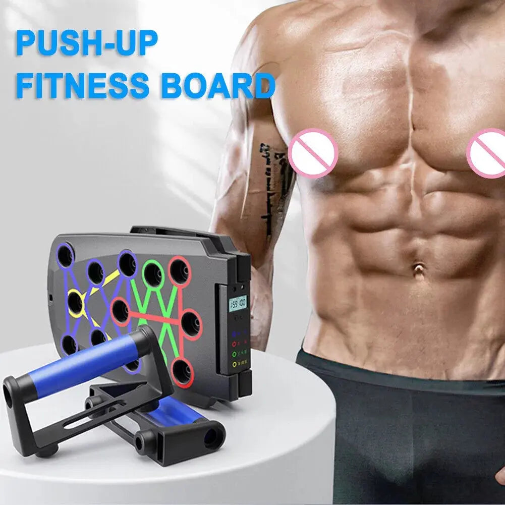 Elevate Your Workout with the Push Up Board - Automatic Counting, Portable 10-in-1 Multi-Function Strength Training Equipment
