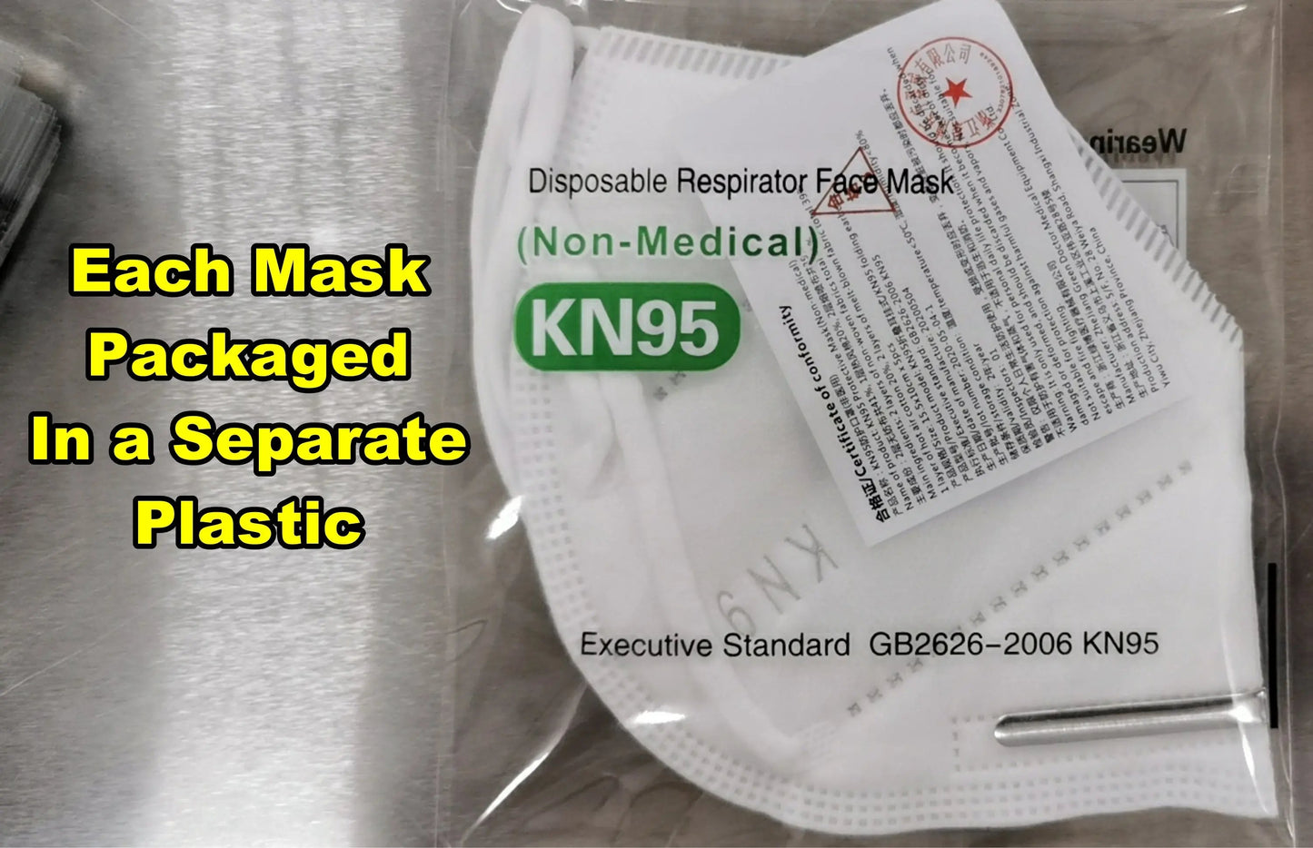 5 Layer KN-95 Protective Face Mask 50 PCS DC-USA MEDICAL SUPPLY
