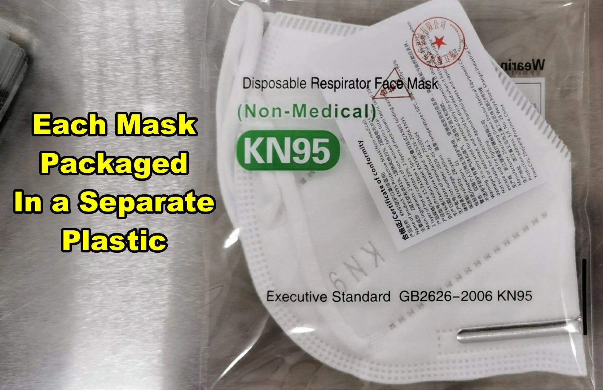 5 Layer KN-95 Protective Face Mask 50 PCS DC-USA MEDICAL SUPPLY