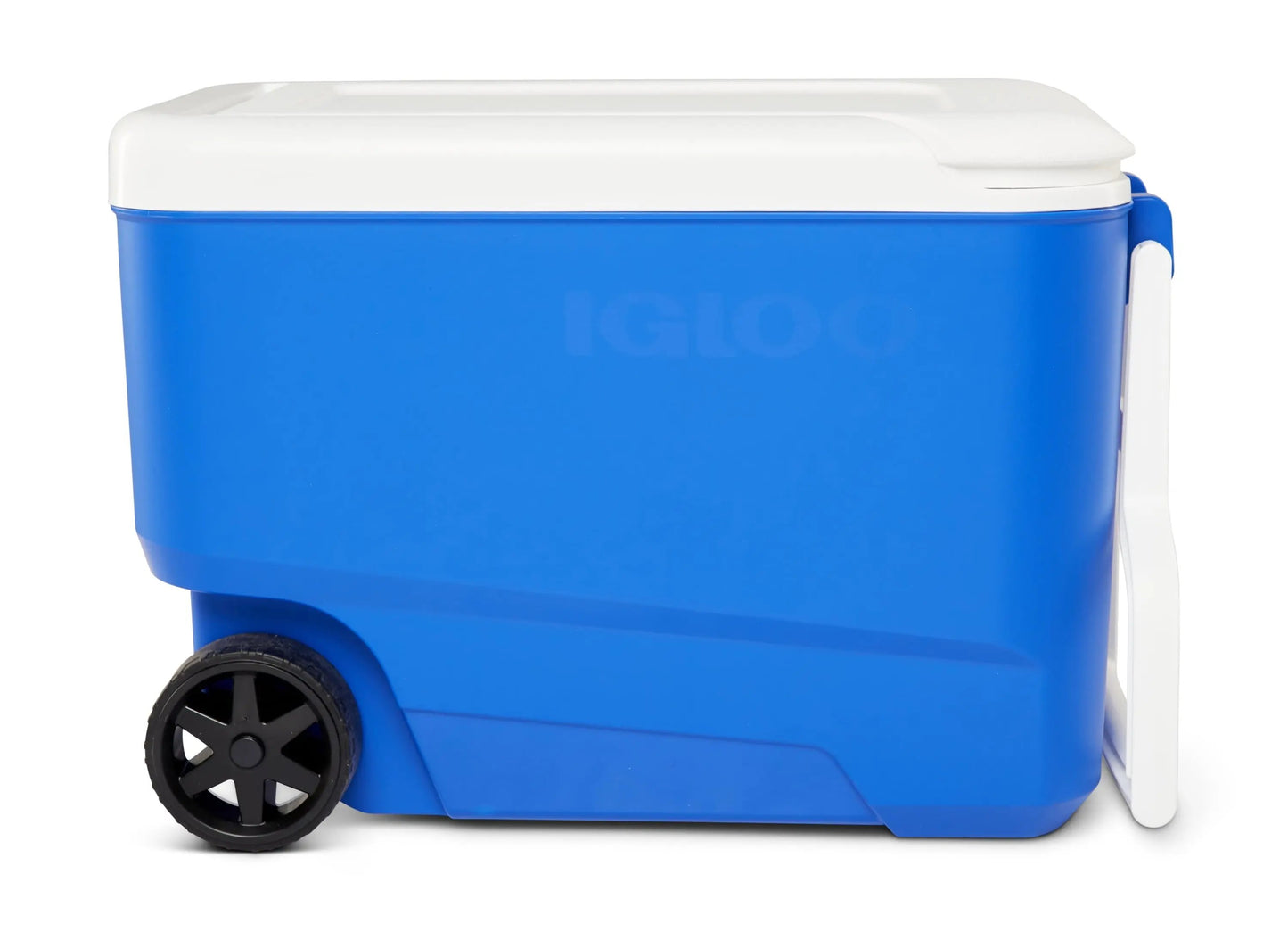 38 QT Wheelie Cool Hard Sided Cooler with Wheels, Blue Cool Brand Designs