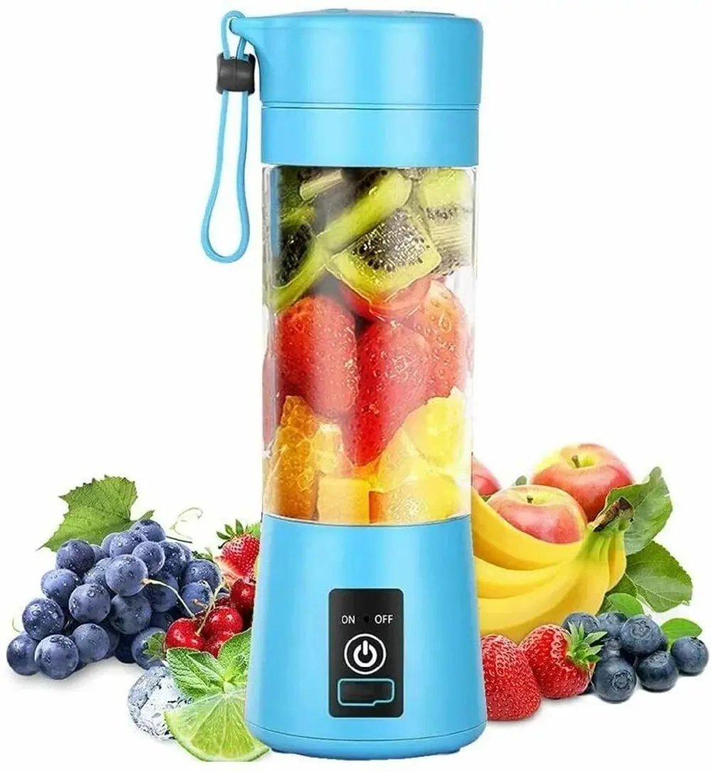 Portable Blender USB Rechargeable Personal Juicer Cup Small Fruit Juice Mixer for Shakes and Smoothies Cool Brand Designs