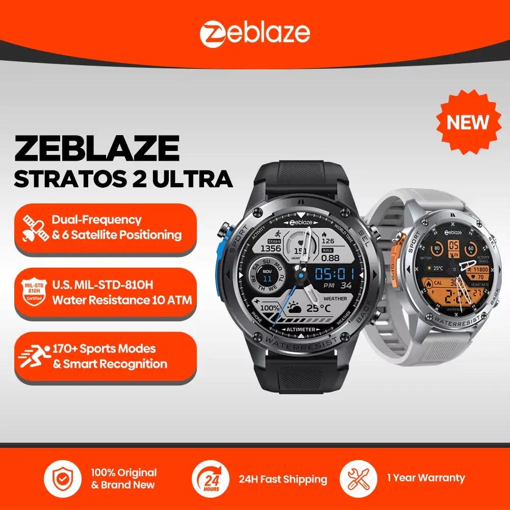 New  Stratos 2 Ultra GPS Smart Watch Built-In Compass Barometric Altimeter Dual-Band GNSS Voice Calling Smartwatch 10 ATM Cool Brand Designs