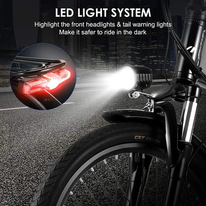 Adult Folding Electric Bike 20" Cool Brand Designs