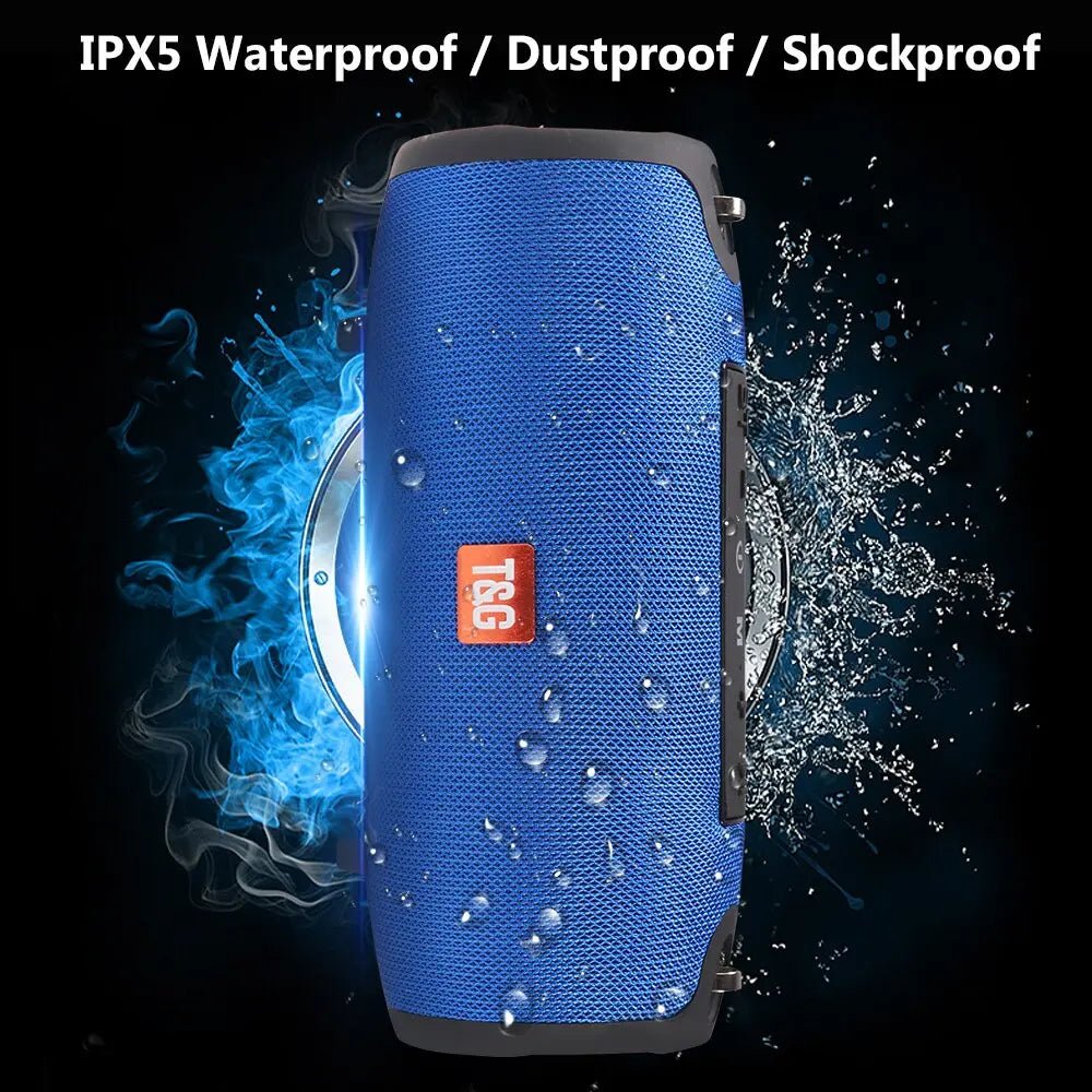 Large Waterproof Wireless Bluetooth Speaker With Strap - Cool Brand Designs