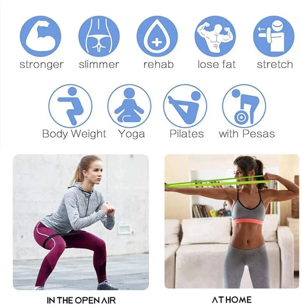 Resistance Exercise Bands 5pcs DC-THE CEO